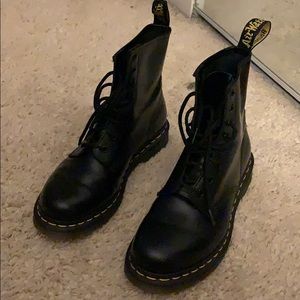 Matte Black Lace-Up Dr. Martens